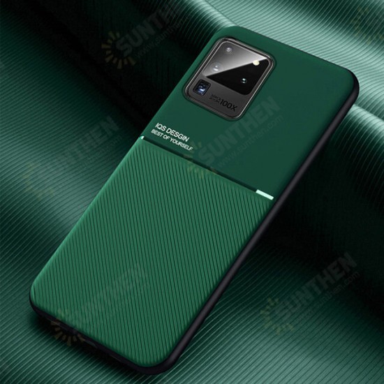 Magnetic Non-slip Leather Texture TPU Shockproof Protective Case for Samsung Galaxy S20 Ultra Magnetic Non-slip Leather Texture TPU Shockproof Protective Case for Samsung Galaxy S20 Ultra