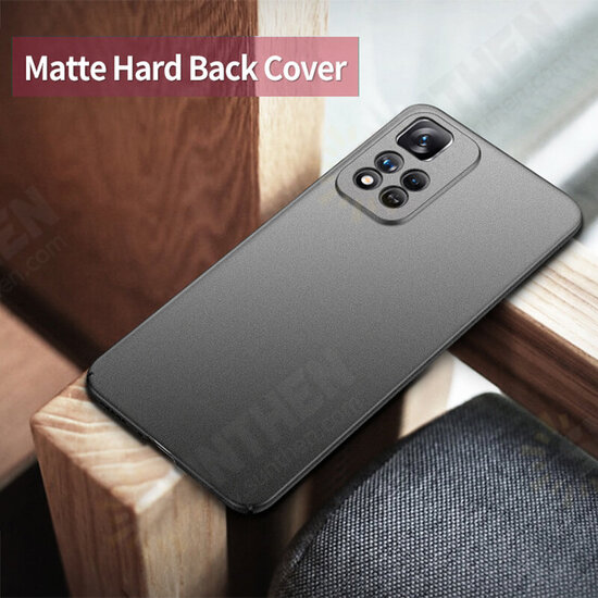 Matte Protective Case For Poco M4 Pro 5G Case Anti-Fingerprint Shockproof Hard PC Protective Case Back Cover