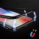 Metal Magnetic Adsorption Flip Tempered Glass Protective Case for Samsung Galaxy A71 2019 Metal Magnetic Adsorption Flip Tempered Glass Protective Case for Samsung Galaxy A71 2019