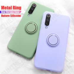 Metal Ring Holder Shockproof Soft Silicone Protective Case For Xiaomi Mi 9 / Xiaomi Mi9 Mi 9 Transparent Edition Non-original