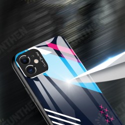 Oil Painting Colorful Glossy Tempered Glass with 3D Metal Matte Lens Ring Shockproof Protective Case for iPhone 11 6.1 inch Oil Painting Colorful Glossy Tempered Glass with 3D Metal Matte Lens Ring Shockproof Protective Case for iPhone 11 6.1 inch