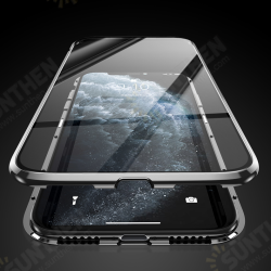 Plating Magnetic Adsorption Metal Double-sided Tempered Glass Protective Case For iPhone 11 Pro 5.8 Inch Plating Magnetic Adsorption Metal Double-sided Tempered Glass Protective Case For iPhone 11 Pro 5.8 Inch