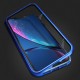 Plating Magnetic Adsorption Metal Tempered Glass Protective Case for iPhone XS MAX XR X for iPhone 7 6 6S 8 Plus SE 2020 Back Cover