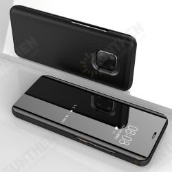 Plating Mirror Window Shockproof Flip Full Cover Protective Case for Huawei Mate 20 Pro Plating Mirror Window Shockproof Flip Full Cover Protective Case for Huawei Mate 20 Pro