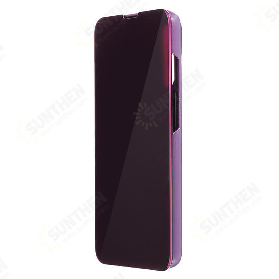 Plating Mirror Window Shockproof Flip Full Cover Protective Case for Xiaomi Mi A3 / Xiaomi Mi CC9E Non-original