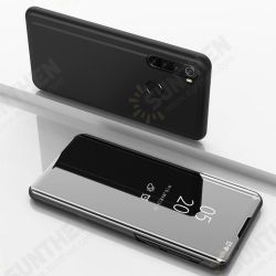 Plating Mirror Window View Shockproof Flip Full Cover Protective Case for Xiaomi Redmi Note 8 2021 Plating Mirror Window View Shockproof Flip Full Cover Protective Case for Xiaomi Redmi Note 8 2021
