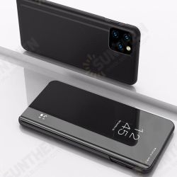 Plating Mirror Window View Shockproof Flip Full Cover Protective Case for iPhone 11 Pro 5.8 Inch Plating Mirror Window View Shockproof Flip Full Cover Protective Case for iPhone 11 Pro 5.8 Inch