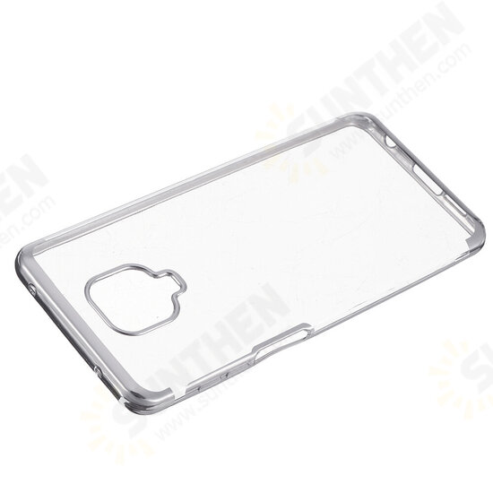 Plating Shockproof Transparent Soft TPU Protective Case for Xiaomi Redmi Note 9S / Redmi Note 9 Pro / Redmi Note 9 Pro Max Non-original Plating Shockproof Transparent Soft TPU Protective Case for Xiaomi Redmi Note 9S / Redmi Note 9 Pro / Redmi Note 9 Pro Max Non-original
