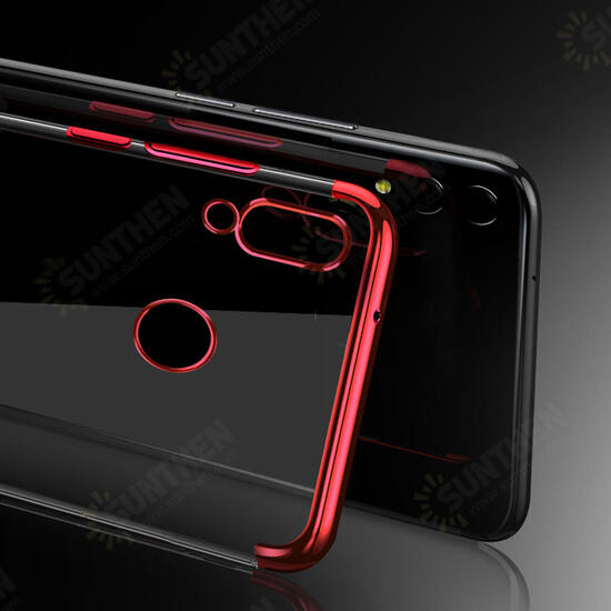 Plating Soft TPU Back Cover Protective Case for Huawei Honor 8X MAX