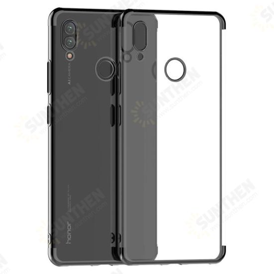 Plating Soft TPU Back Cover Protective Case for Huawei Honor Note 10