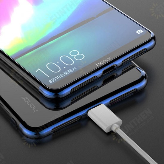 Plating Soft TPU Back Cover Protective Case for Huawei Honor Note 10