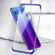 Plating Transparent Shockproof Soft TPU Back Cover Protective Case for Xiaomi Mi Play Non-original