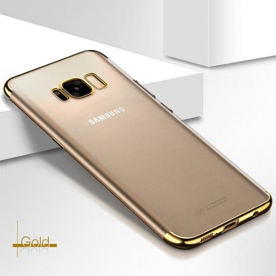 Plating Transparent TPU Case For Samsung Galaxy S8