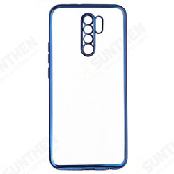 Plating Transparent Ultra-Thin Shockproof with Lens Protector Soft TPU Protective Case for Xiaom Redmi 9 Non-original Plating Transparent Ultra-Thin Shockproof with Lens Protector Soft TPU Protective Case for Xiaom Redmi 9 Non-original