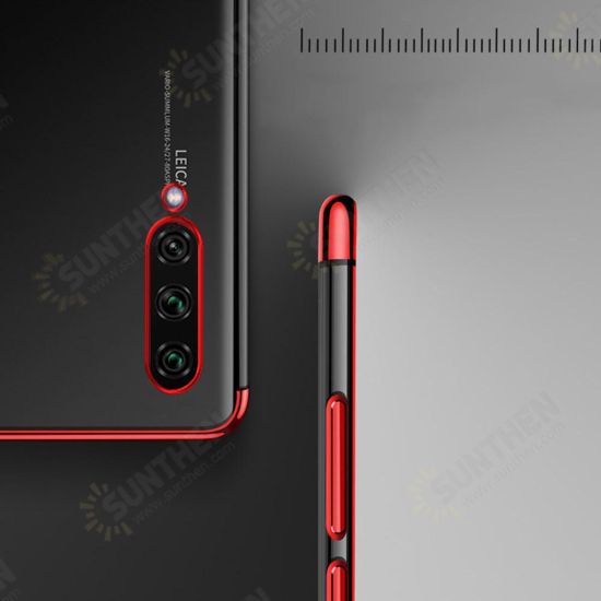 Plating Ultra-thin Transparent Soft TPU Shockproof Protective Case for Xiaomi Mi A3 / Xiaomi Mi CC9e 6.01 inch Non-original Plating Ultra-thin Transparent Soft TPU Shockproof Protective Case for Xiaomi Mi A3 / Xiaomi Mi CC9e 6.01 inch Non-original