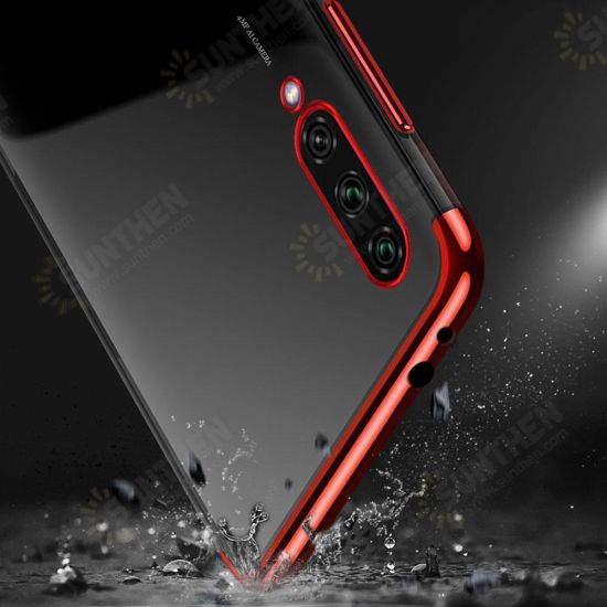 Plating Ultra-thin Transparent Soft TPU Shockproof Protective Case for Xiaomi Mi A3 / Xiaomi Mi CC9e 6.01 inch Non-original Plating Ultra-thin Transparent Soft TPU Shockproof Protective Case for Xiaomi Mi A3 / Xiaomi Mi CC9e 6.01 inch Non-original