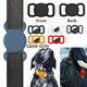 Portable Pure Silicone Protective Cover Sleeve for Apple Airtags bluetooth Tracker