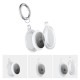 Portable Transparent Ultra-Thin Silicone Full Cover Protective Cover Sleeve for Apple Airtags bluetooth Tracker
