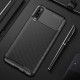 Protective Case For Samsung Galaxy A50 2019 Carbon Fiber Fingerprint Resistant Soft TPU Back Cover