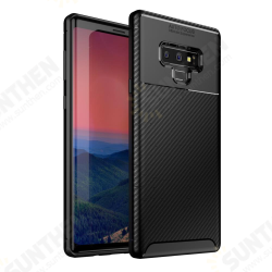 Protective Case For Samsung Galaxy Note 9 Slim Carbon Fiber Fingerprint Resistant Soft TPU Back Cover Protective Case For Samsung Galaxy Note 9 Slim Carbon Fiber Fingerprint Resistant Soft TPU Back Cover