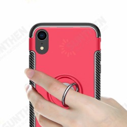 Protective Case For iPhone XR Ring Grip Kickstand Stand Holder Back Cover