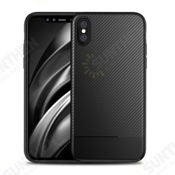 Protective Case For iPhone XS Carbon Fiber Fingerprint Resistant Soft TPU Back Cover Protective Case For iPhone XS Carbon Fiber Fingerprint Resistant Soft TPU Back Cover
