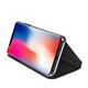 Protective Case For iPhone XS Plating Mirror Window View Kickstand Magnetic Flip Cover