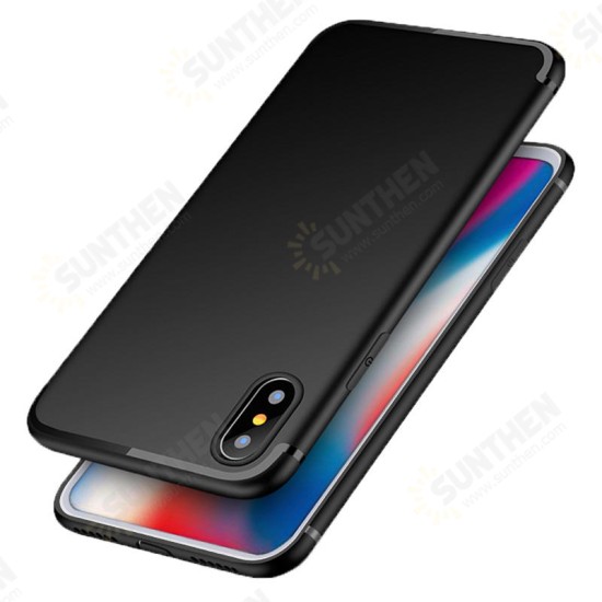 Protective Case For iPhone XS Slim Micro Matte TPU Cover With Dust Plug Cover