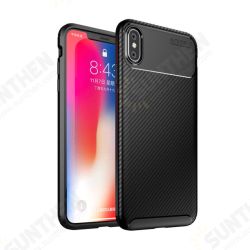 Protective Case For iPhone XS/X Slim Carbon Fiber Fingerprint Resistant Soft TPU Back Cover Protective Case For iPhone XS/X Slim Carbon Fiber Fingerprint Resistant Soft TPU Back Cover