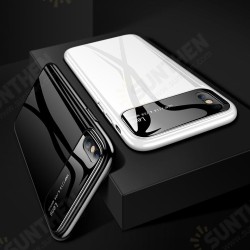 Protective Case for iPhone XS 2018 Tempered Glass Lens Protection+PC Glossy Back Cover