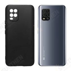 Pudding Shockproof Ultra-thin Non-yellow with Lens Protector Soft TPU Protective Case for Xiaomi Mi 10 Lite Non-original