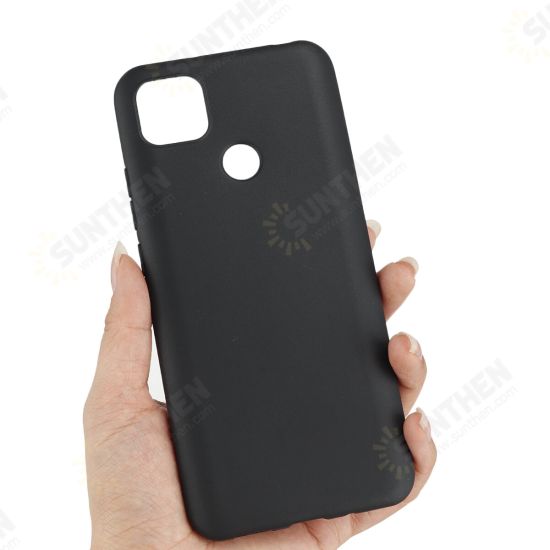 Pudding Series Shockproof Ultra-Thin Non-Yellow Anti-Fingerprint Soft TPU Protective Case for Xiaomi Redmi 9C Non-original