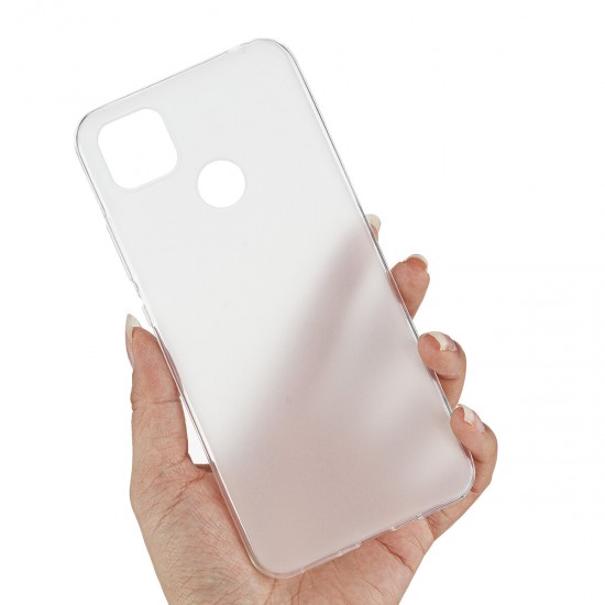 Pudding Series Shockproof Ultra-Thin Non-Yellow Anti-Fingerprint Soft TPU Protective Case for Xiaomi Redmi 9C Non-original