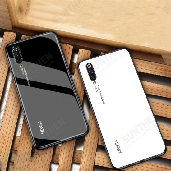 Pure Color Shockproof Anti-fingerprint Tempered Glass Protective Case for Xiaomi Mi 9 / Xiaomi Mi9 Transparent Edition Non-original