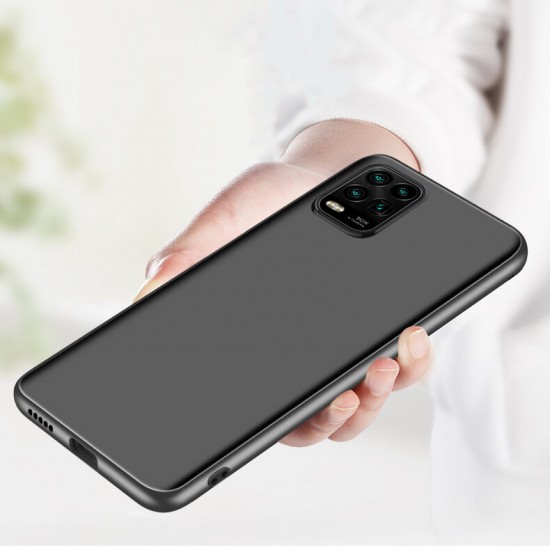 Pure Silky Smooth Shockproof Ultra-thin Soft TPU Protective Case Back Cover for Xiaomi Mi 10 Lite Non-original