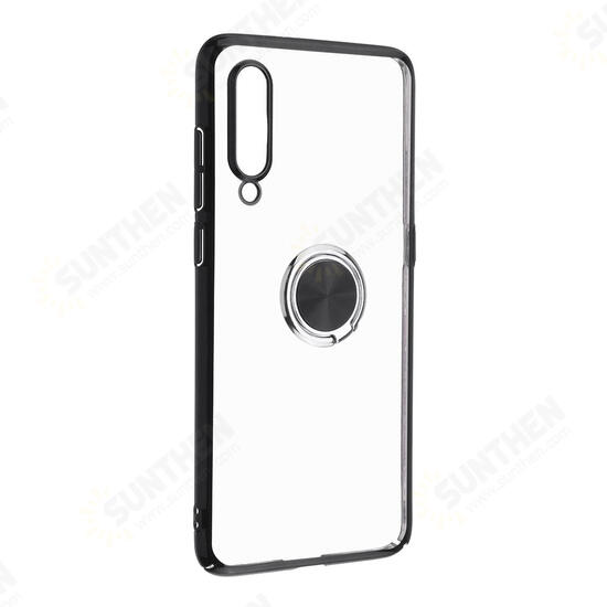 Ring Holder Color Plating Hard PC Protective Case For Xiaomi Mi 9 SE Non-original