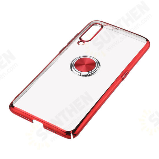 Ring Holder Color Plating Hard PC Protective Case For Xiaomi Mi9/ Mi 9 Transparent Edition Non-original