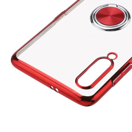 Ring Holder Color Plating Hard PC Protective Case For Xiaomi Mi9/ Mi 9 Transparent Edition Non-original