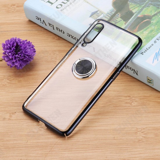 Ring Holder Color Plating Hard PC Protective Case For Xiaomi Mi9/ Mi 9 Transparent Edition Non-original