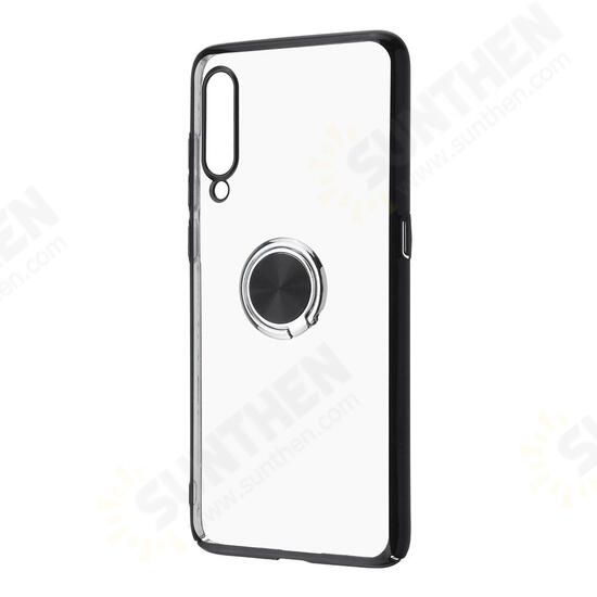 Ring Holder Color Plating Hard PC Protective Case For Xiaomi Mi9/ Mi 9 Transparent Edition Non-original