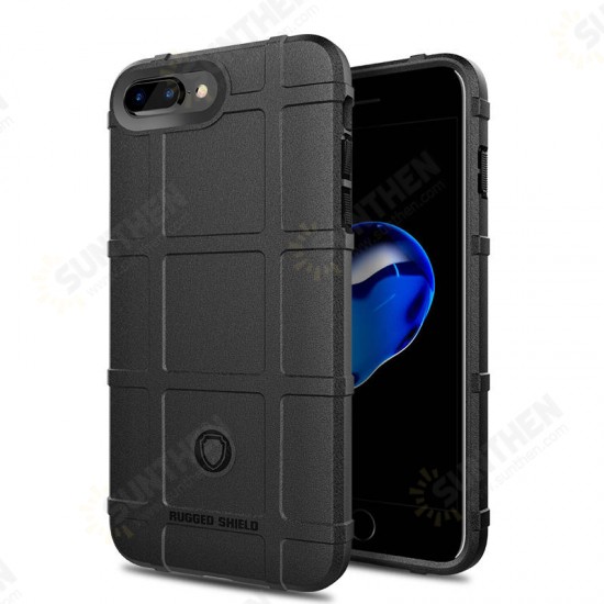 Rugged Shield Soft Silicone Protective Case for iPhone 7 Plus/8 Plus