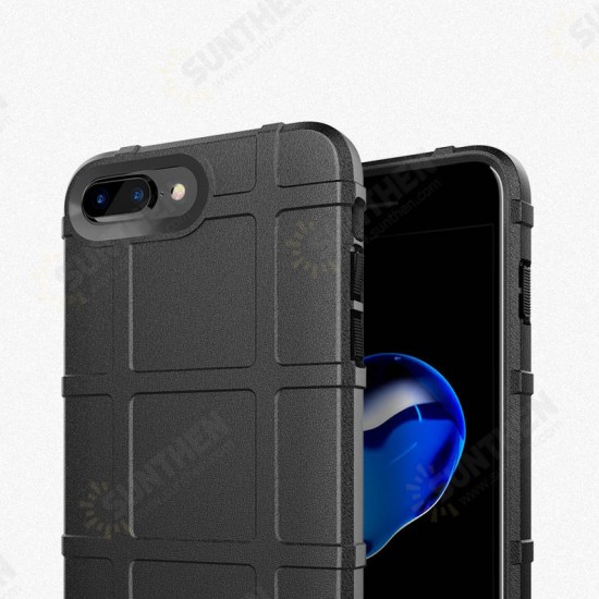 Rugged Shield Soft Silicone Protective Case for iPhone 7 Plus/8 Plus