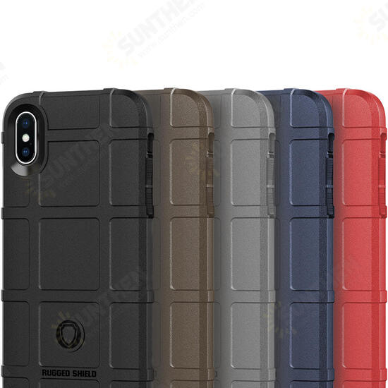 Rugged Shield Soft Silicone Protective Case for iPhone X