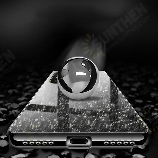 Shell Bling Glossy Tempered Glass Soft Edge Protective Case for Xiaomi Mi8 SE 5.88 inch