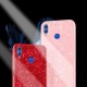 Shell Glossy Soft Frame Hard Back Tempered Glass Protective Case for Huawei Honor 8X Max