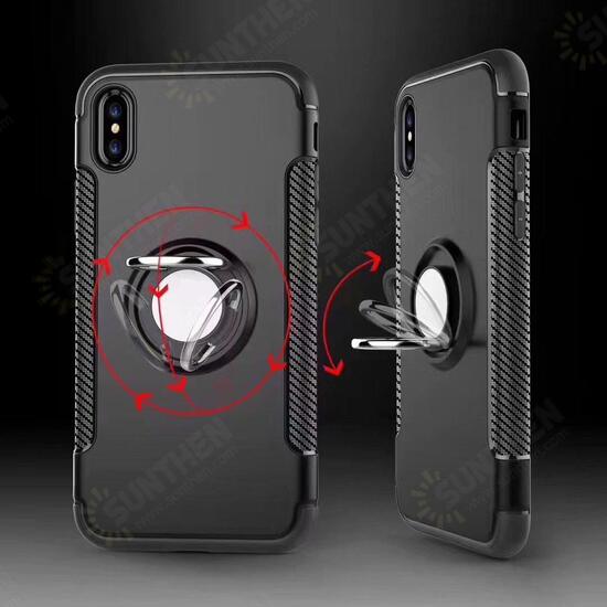 Shock-proof 360° Adjustable Ring Holder Protective Case for Xiaomi Mi 6X / Xiaomi Mi A2 Non-original