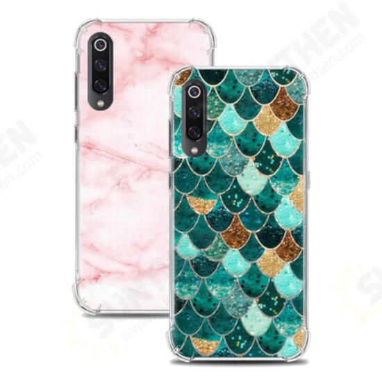 Shockproof Air Cushion Corner Soft TPU Colorful Protective Case for Xiaomi Mi9 / Mi 9 Transparent Edition (6.39inch) Non-original