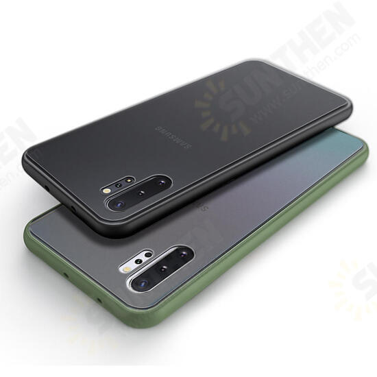 Shockproof Anti-fingerprint Matte Translucent Hard PC&Soft TPU Edge Protective Case for Samsung Galaxy Note 10+ / Galaxy Note 10 Plus 5G Shockproof Anti-fingerprint Matte Translucent Hard PC&Soft TPU Edge Protective Case for Samsung Galaxy Note 10+ / Galaxy Note 10 Plus 5G