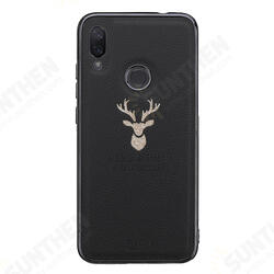 Shockproof Plating Border Glitter Deer PU Leather Soft TPU Protective Case For Xiaomi Redmi Note 7 / Redmi Note 7 PRO Shockproof Plating Border Glitter Deer PU Leather Soft TPU Protective Case For Xiaomi Redmi Note 7 / Redmi Note 7 PRO