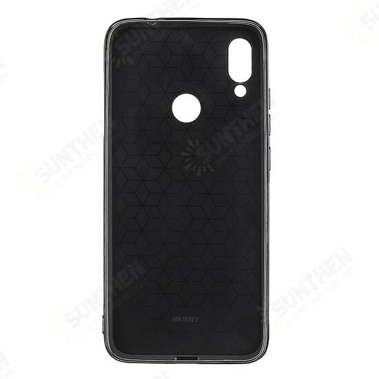 Shockproof Plating Border Glitter Deer PU Leather Soft TPU Protective Case For Xiaomi Redmi Note 7 / Redmi Note 7 PRO